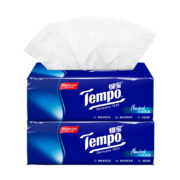 天猫U先：tempo 得宝 纸巾 4层加厚无香软抽 90抽*2包