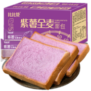 京东特价APP、需抢券: 比比赞（BIBIZAN） 紫薯全麦面包 1000g