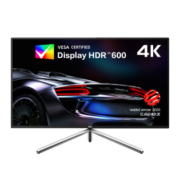 AOC保时捷设计显示器 31.5英寸 4K HDR600 Nano-IPS屏 广色域135%sRGB Type-C 65W反向充电升降旋转U32U1