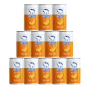 PLUS会员：北冰洋 饮料橙汁汽水迷你罐 200ml*12听
