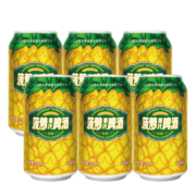 京东特价app、需抢券：燕京啤酒 菠萝啤酒330ml*6听 果啤 9度菠萝味