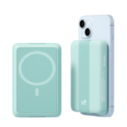 轻磁 Magsafe无线磁吸充电宝快充20W适用苹果13/iPhone14华为手机便携10000毫安 【梧枝绿】20W快充1W毫安  购物有礼-引磁片+礼品盒