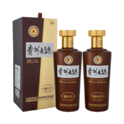 PLUS会员：MOUTAI 茅台 贵州大曲 80年代 53%vol 酱香型白酒 500ml*2瓶 双支装