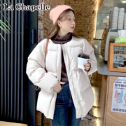 拉夏贝尔 羽绒服简约时尚女外套