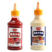 概率券、京喜APP:九味佳 番茄沙司268g 大瓶装 （番茄酱+沙拉酱）共两瓶