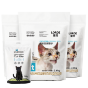 lorde里兜纯豆腐猫砂除尘版2.6kg×3包加猫砂伴侣套组