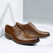 Clarks 其乐 Becken Cap 男士真皮休闲鞋