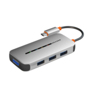 联想异能者Type-C扩展坞USB分线器HDMI/VGA雷电4转接头转换器PD快充小新苹果华为小米笔记本六合一拓展坞