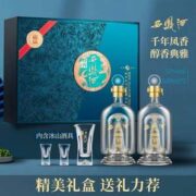 Plus会员！西凤酒 52度凤香型白酒醇香礼盒 500mL*2瓶