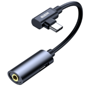 京东特价APP、有券的上:亿色（ESR) Type-c耳机转换器+3.5mm直头款