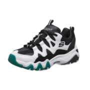 Skechers斯凯奇童鞋男童鞋子熊猫鞋老爹鞋儿童运动鞋潮牌鞋 98882L WGRN白色/绿色 32