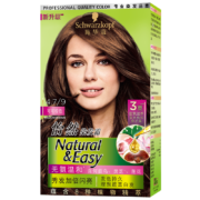 施华蔻（Schwarzkopf）怡然染发霜4.7/9可可棕色(草本染发剂 染发膏 遮白发)