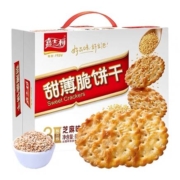 88vip：嘉士利经典芝麻薄脆饼干800g整箱*6件
