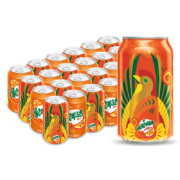 百事可乐美年达 橙味 年货 汽水 碳酸饮料整箱 330ml*24听 百事出品