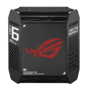 华硕（ASUS）ROG魔方幻三频万兆电竞分布式路由器|全屋覆盖WiFi6千兆无线MESH路由器|黑色单只|2.5G口