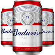 百威（Budweiser）淡色拉格啤酒 330ml*24听 整箱装 送礼年货