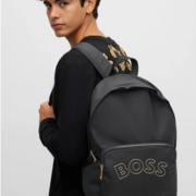 国内1950元！BOSS Hugo Boss 雨果·博斯 Catch GL 男士时尚双肩包 50479017  直邮含税到手￥816.57