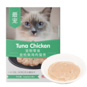 最宠（Paddy Time）猫零食猫条金枪鱼鸡肉160g 宠物成幼猫咪湿粮流质零食品补水发腮