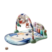 babycare婴儿健身架婴儿玩具脚踏钢琴游戏毯0-3-6-12个月音乐新生儿礼物 【店长推荐】伯恩赛忠犬