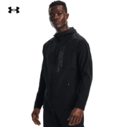 安德玛（UNDERARMOUR） Out The Storm男子跑步运动外套1361502 黑色001 XL