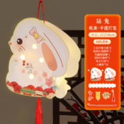 不舍天真 新年春节手工diy卡纸灯笼