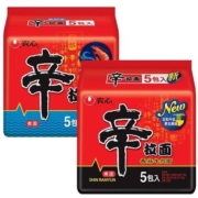 概率券、88VIP：NONGSHIM 农心 辛拉面+鲜虾味 10连包 120g*10袋*4件+凑单