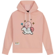361度运动卫衣女情侣款2023春季新款Oversize套头连帽加绒衣服男