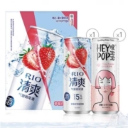 天猫U先：RIO 锐澳鸡尾酒5度清爽+heypop气泡水 330ml*2罐礼盒装