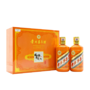 茅台 生肖纪念 辛丑牛年 酱香型白酒 53度 375ml*2瓶 礼盒装