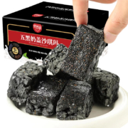 熙景源 五黑奶盖沙琪玛粗粮传统糕点独立包装零蔗糖240g/箱*5件