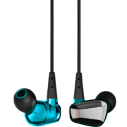 阿思翠（Astrotec） GX40耳机有线入耳式HIFI纳米振膜重低音发烧降噪水晶游戏音乐耳塞 GX40海王星蓝（不可换线）