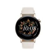 HUAWEI 华为 WATCH GT3 雅致款 4G智能手表 42mm 浅金色不锈钢表壳 白色真皮表带 (GPS、血氧)