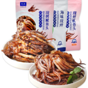水一方 现烤鱿鱼头 200g+赠鱿鱼丝50g
