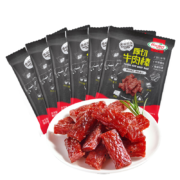 荷美尔（Hormel） 牛肉干 轻享薄切牛肉干 熟食肉脯 休闲零食 办公室零食 网红零食 厚切牛肉棒40g*10包
