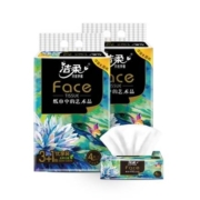 京东特价APP、需抢券：洁柔油画抽纸系列Face加厚4层80抽面巾纸 1提（4包）
