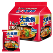 京东特价app：康师傅方便面 大食袋泡面 红烧牛肉面5连包