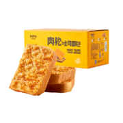 有券的上：LYFEN 来伊份 肉松吐司面包 500g
