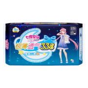 概率券：七度空间（SPACE 7）少女极薄 棉柔透气 超长夜用卫生巾 338mm*5片