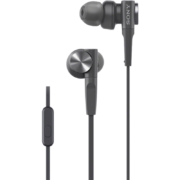 索尼（SONY） MDR-XB55AP 耳机入耳式 有线带麦重低音手机音乐听歌高音质K歌适用安卓 XB55AP灰黑色