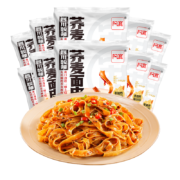 京东特价：阿宽 低脂面皮方便面非油炸 酸辣味10袋 荞麦面