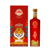 泸州老窖 福虎送财生肖酒 浓香型白酒 52度 500ml 单瓶礼盒装 年货送礼