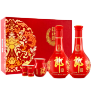 再降价、LANGJIU 郎酒 红花郎十 53度酱香型白酒 500ml*2瓶