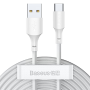 倍思 Type-C数据线 2条装1.5米白
