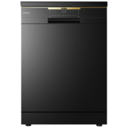 海尔（Haier）洗碗机13套独立式80℃双微蒸汽智能开门烘干全自动家用洗碗机 AK400-EW130266BKD