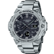 卡西欧（CASIO）【王鹤棣同款】钢铁之心 防震防水男士手表 圣诞礼物GST-B400D-1A