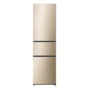 海信（Hisense）【鲜域】海信205升三门小冰箱中门软冷冻小型租房家用冷藏冷冻节能省电幻彩金BCD-205YK1FQ