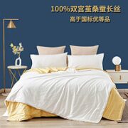AIDLI 蚕丝被子100%手工双宫茧桑蚕长丝重1斤 被重约3.3斤 220*240cm(1.8/2m床)