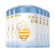 京喜app：illuma 启赋 蓝钻 婴儿配方奶粉 2段 810g*6罐