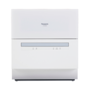 松下（Panasonic）洗碗机台式 软化水系统 80℃高温除菌 洗烘一体 独立烘干 易安装家用刷碗机 NP-K8RAH1D