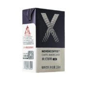 【0香精0防腐剂】Nevercoffee即饮美式纯黑咖啡拿铁咖啡饮料6盒装